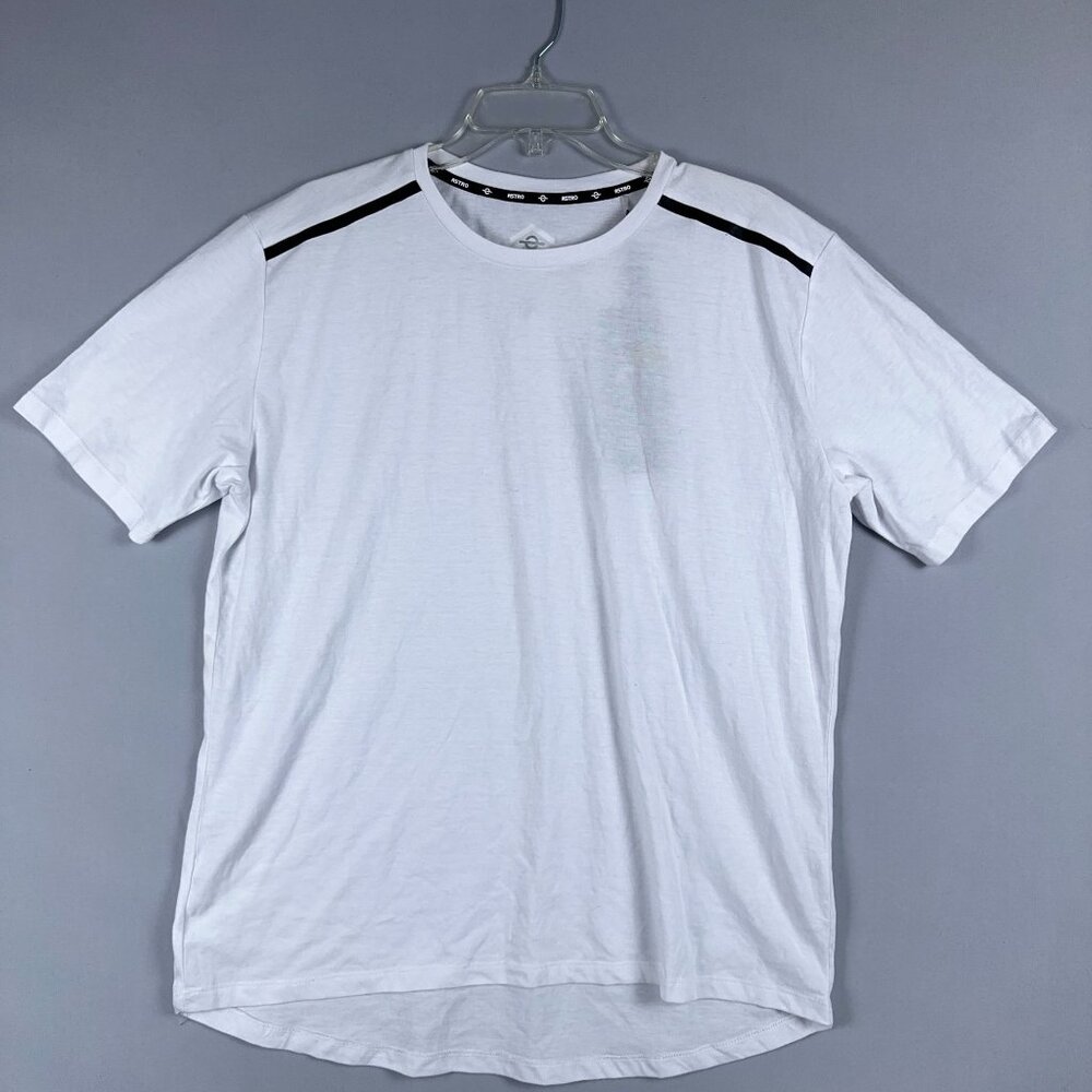 Astro BioTraining Tee Shirt Mens Size XL Crew Neck Short Sleeve White